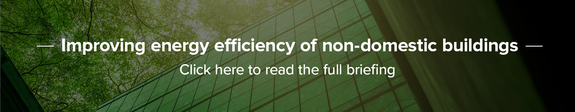 Improving energy efficiency of non-domestic buildings