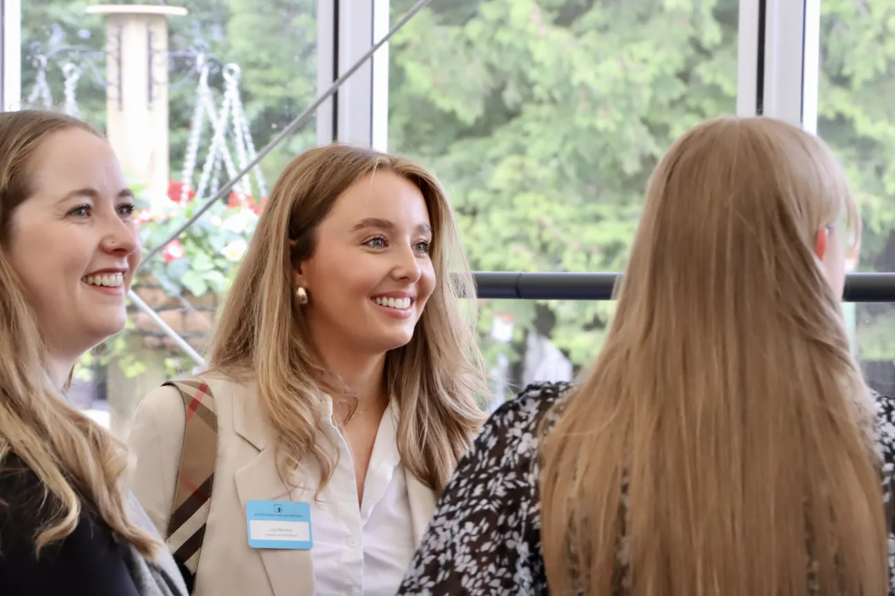 Colleagues at an event