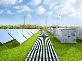 Clean energy battery storage