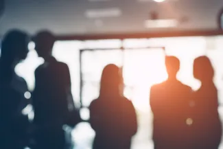 Business people in an office