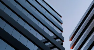 Modern office buildings