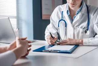 Doctor and patient