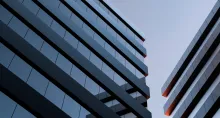 Modern office buildings